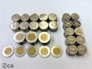 カナダドル硬貨/100ドル分